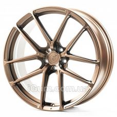 WS Forged WS-046C 10x22 5x112 ET45 DIA66,6 (satin black lip gloss black)