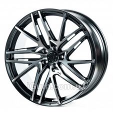 WS Forged WS-063C 9x21 5x112 ET30 DIA66,6 (satin black dark machined face)