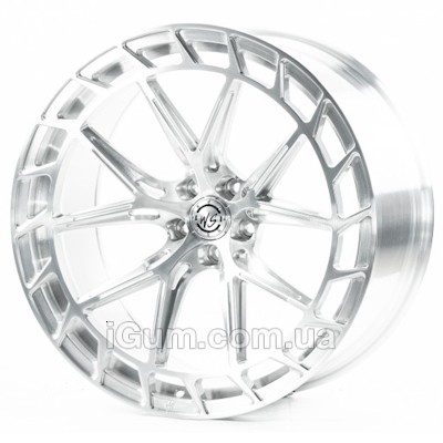 Диски WS Forged WS-066C 10,5x22 5x112 ET10 DIA66,6 (brushed silver)