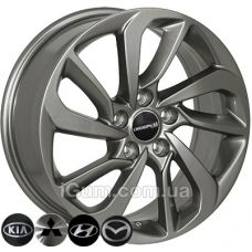 ZF TL0417 7x17 5x114,3 ET51 DIA67,1 (dark silver)