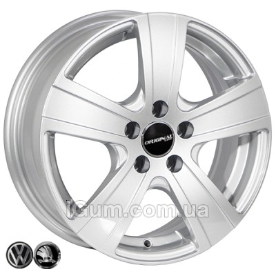 Диски ZW 6591 6x15 5x100 ET38 DIA57,1 (silver)
