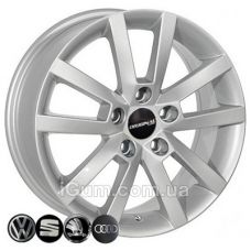 Подбор дисков на Volkswagen Touran II в Днепре ZW BK711 6,5x16 5x112 ET50 DIA57,1 (silver)