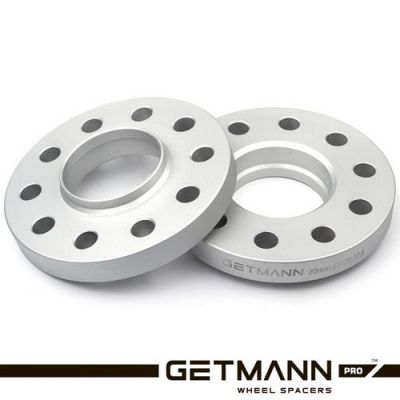 купити Проставка Getmann 20мм 5x112 с направляющей dia 66,6 Литая Silver (Mercedes, Audi, BMW) для дисків