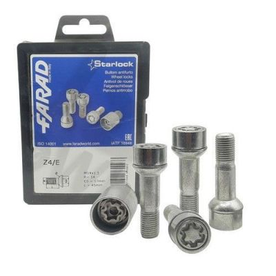 купити секретки для дисків Секретные Болты 14х1,5х45 Сфера Farad Starlock Z4/E (2 ключа)