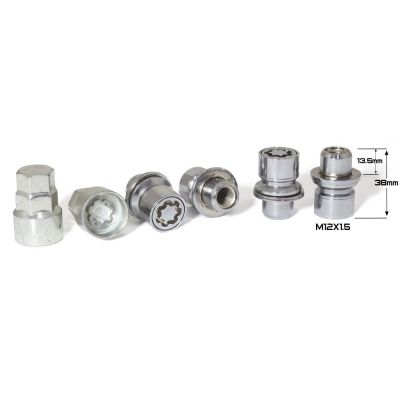 купити секретки для дисків Секретные Гайки 12х1,5 L38.5мм Прессшайба 17,19 ключ (Toyota, Lexus / LN 0111SL / 2 ключа)