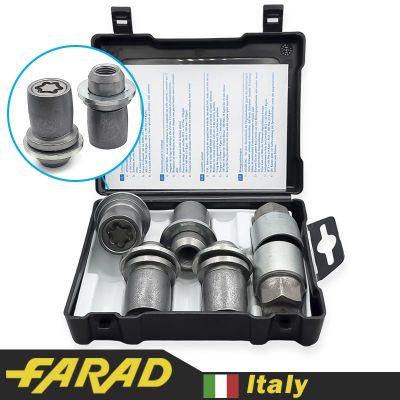 купити секретки для дисків Секретные гайки Farad Starlock 482/E (Toyota, Lexus, Mitsubishi) 12х1,5 L44 Прессшайба (2 ключа)